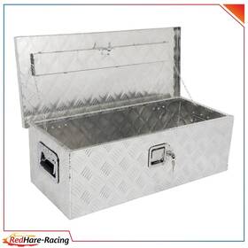 R17684ed752hare Redhare Silver Aluminum Trailer Tool Box Utility Storage 30 Inch For Pick Up Truck