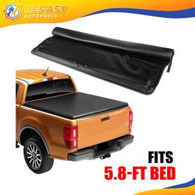 Re152ts21316 Refast-autoparts 5.8ft Truck Bed Sun Shade Roll-up Tonneau Cover For Silverado Sierra 2007-2018