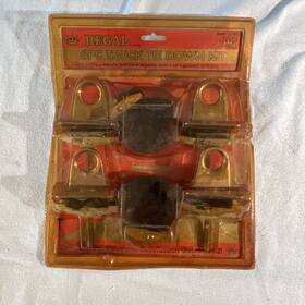 99102 Regal 6pc Truck Tie Down Kit 4 Anchor Points And 2 Lashing Straps 15 Foot Nos