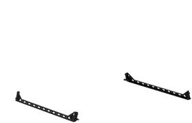 550brs-smk-485 Road Armor Treck Dual Lower Bed Accessory Rail Mounts Pair Black