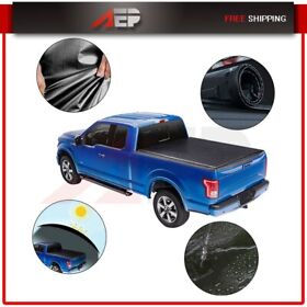 Puppy162317y78 Roll Up Truck Tonneau Cover For 07-13 Silverado Sierra 5.8foot Bed 69.6inch