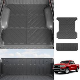 Rongtaod 702602910175 Truck Bed Mat Tailgate Tpe All Weather Fit 2019-2026 Dodge Ram 1500 5.7ft