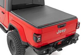 41620500a Rough Country Soft Tri-fold Bed Cover For 20-26 Jeep Gladiator 5ft -