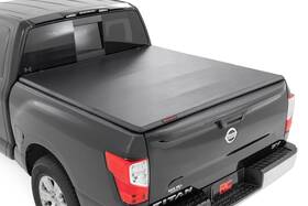 41816555a Rough Country Soft Tri-fold For 2017-2024 Nissan Titan 5ft7 Inch -