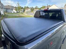 42219500 Rough Country Soft Roll Up Truck Bed Cover Ford Ranger 2019-2023 Crew Cab 5
