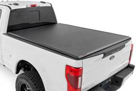 42517650 Rough Country Soft Roll Up Bed Cover 6ft10 Inch For Ford F-250 F-350 17-23