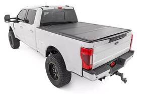 49220651 Rough Country Hard Flip Up Bed Cover For 17-25 Ford Super Duty 6ft10 -