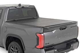 49514551 Rough Country Hard Tri-fold Bed Cover 5ft7 Inch Toyota Tundra 2wd/4wd 2022-2026