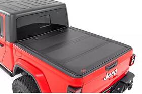 49620500 Rough Country Hard Flip-up Bed Cover For 2020-2025 Jeep Gladiator Jt -