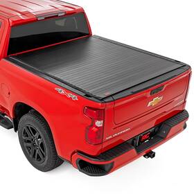 50120580 Rough Country Hard Roll-up Tonneau Cover For Chevy Silverado Gmc Sierra 1500