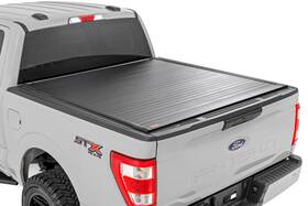 50221550 Rough Country Hard Roll Up Bed Cover For 2015-2025 Ford F-150 5ft7 -
