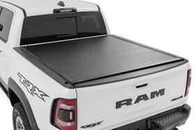50320550 Rough Country Hard Roll Up Bed Cover For 2019-2025 Ram 1500 5ft7 -