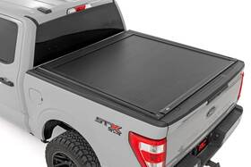 51505650 Rough Country Powered Retractable Bed Cover 6ft7 Inch For F150 15-26/lightning 22-26