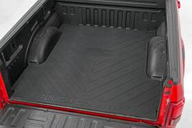 Rcm680 Rough Country Rubber Bed Mat For 07-18 Chevy/gmc 5ft9 Inch -
