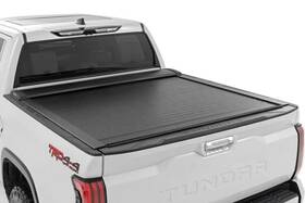 46514551a Rough Country Suspension Retractable Bed Cover 5ft7 Inch Toyota Tundra 2wd/4wd 2022-2025