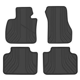 Hd-jd-22-3 San Auto Car Floor Mats For Bmw X1 16-24 X1/x2 Full Black