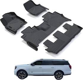 2-25expedition-8a Sanban-axe All-new 2025 Floor Mats For 2015 Expedition-8 1st Black