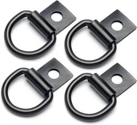 Pj-042 Sbyltek 4 Pcs D-rings Tie Down Anchor Hooks 10mm Fixing Hole D-ring For Pickup