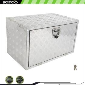 Cnb183fsd29177 Scitoo-autoparts 30 Inch X18 Multifunctional Storage Tool Box For Truck With 2x Chain Silver