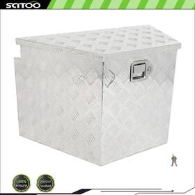 Scitoo-autoparts Cnb183fsd33181 29 Inch X17 X18 Multifunctional Storage Tool Box For Truck With 1x Chain Silver