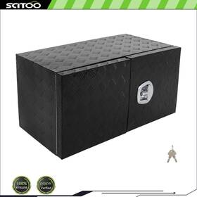 Cnb183fsd56204 Scitoo-autoparts Aluminum Storage Tool Box With 2x Chain Dovetail Lock For Truck Home 36 Inch X18
