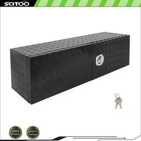 Cnb183fsd59207 Scitoo-autoparts Aluminum Storage Tool Box With 2x Chain Dovetail Lock For Truck Home 60 Inch X18