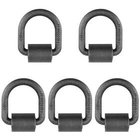 Sehoi 746433133853 5 Pack 1/2 Inch Weld-on Forged D-ring Anchor Heavy Duty Tie Down