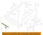 68235551aa Side Oem Box- Chrysler Panels-pick Front Up Seal