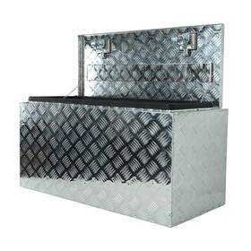 Tl55480z-g Siliconehosefactory Aluminum 36 Inch X 17 18 Trailer Tool Box Heavy Duty Storage With Lock