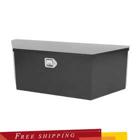 Tl66530 Siliconehosehome 46 Inch X 18 14.5 Black Iron Underbody Truck Storage Tool Box With Lock