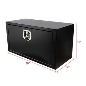 Siliconehoseonline Lp1978 30 Inch X16 X14 Steel Trailer Box Pick Up Truck Tool Storage With Lock And Keys