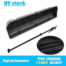 Ot001529 Silverautoparts Storage Cargo Organizer With Adjustable Bar Fullsize Truck Bed For Pickup Container