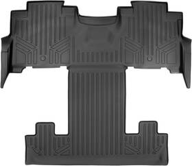Sb0350 Smartliner Floor Mats 2nd And 3rd Row Liner Black Compatible With