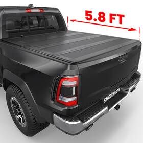 915jmm042261 Smotorparts 5.8ft Frp Low Pro Hard Tonneau Cover For 2014-18 Chevy Silverado Gmc Sierra 1500
