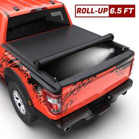 M44412wj915 Smotorparts 6.5ft Roll Up Truck Bed Tonneau Cover For 2000-2006 Toyota Tundra With Lamp