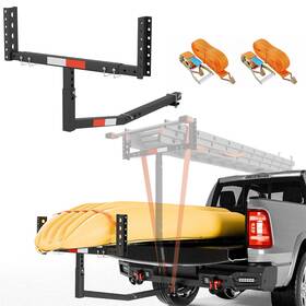 Arbr080026188 Soenboo 800 Lbs Cap 2-in-1 Adjustable Hitch-mounted Truck Bed Extender For Pickup Trucks