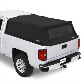 So-fs78f-bsr Softopper 5.8 Inch For 1999-2025 Chevy Silverado 1500 Black Clear Windows