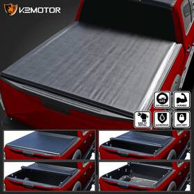 6ft6 Spec-d Tuning 841808172526 Fits 2015-2024 Ford F150 6.5ft Inch Short Bed Soft Roll Up Vinyl Tonneau Cover