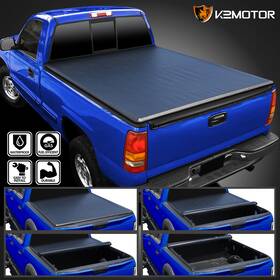 Spec-d Tuning 841808198809 Fits 1999-2006 Chevy Silverado Gmc Sierra 6.5ft Soft Vinyl Roll Up Tonneau Cover