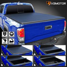 Spec-d Tuning 841808198953 Fits 2016-2023 Toyota Tacoma 6ft 72 Inch Long Bed Soft Vinyl Roll Up Tonneau Cover