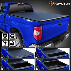 Spec-d Tuning 841808198984 Fits 2007-2021 Toyota Tundra 6.5ft Truck Bed Soft Vinyl Roll Up Tonneau Cover