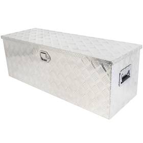 Sdp18321a162s Speedyparts4u 44 Inch X15 Aluminum Storage Tool Box For Truck Garage Home Office With 2x Chain