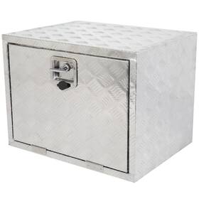 Sdp18322a175s Speedyparts4u 24 Inch X 18 X18 Aluminum Storage Tool Box For Truck Garage Home Office With 2x Chain
