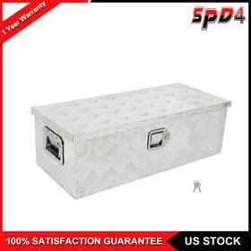 Spd17609a752s Speedyparts4u 30 Inch Aluminum Trailer Tool Box Utility Silver For Pick Up Truck Rv