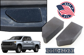 82818 Stake Pocket Covers Rail Hole Plugs Caps For 2019-2022 Silverado And Sierra Truck