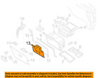 937037s200 Storage Cover Nissan Oem Compartment- 04-14 Titan