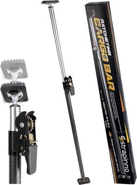 Stp-cb12xl Strapinno - Ratcheting Cargo Bar 44 Inch -74 Non-slip Truck Bed Divider Easy