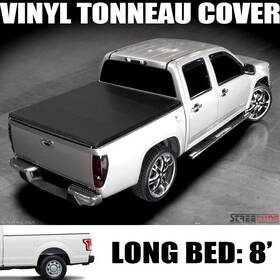 Sttcf150158hss001 Streetune For 15-24 Ford F150 8 Ft 96 Inch Long Bed Hidden Snap On Soft Vinyl Tonneau Cover