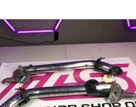 50844ae010 Subaru Oem Guard Pipe/chrome Truck Bed Roll Bar Pair For 03-06 Baja