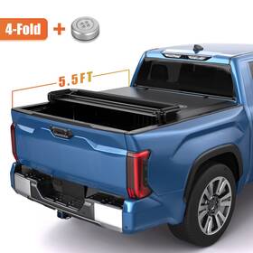 2020401m32402ys Summitteile 4-fold 5.5ft Truck Bed Tonneau Cover For 2014-2024 Toyota Tundra Without Deckrail
